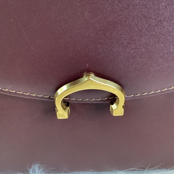 RETRO! 👜👜CARTIER Must Bordeaux Leather Handbag/Kelly Bag - Picture 3 of 13